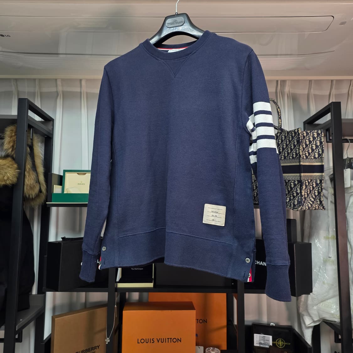 {클로젯}[4]톰브라운 사선완장 맨투맨 상품이미지1