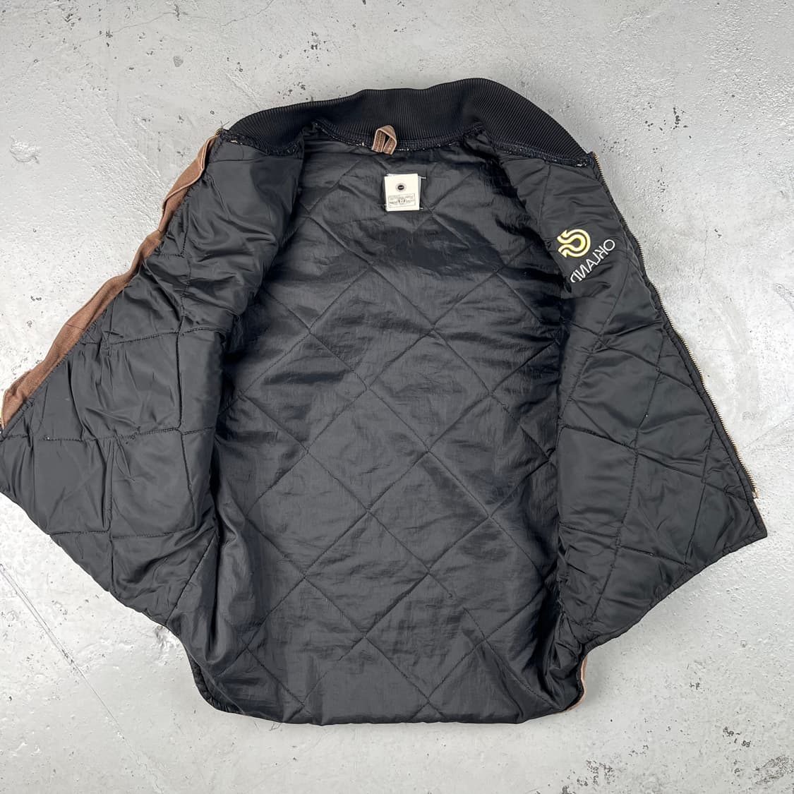 빈티지 칼하트 Okland 퀄팅 베스트 체스트넛 상품이미지6