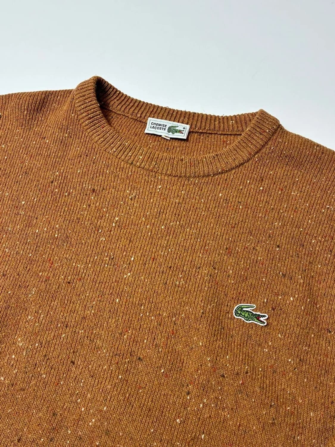 라코스테 00's 로고 패치 보카시 크루넥 니트 PN8804 상품이미지3