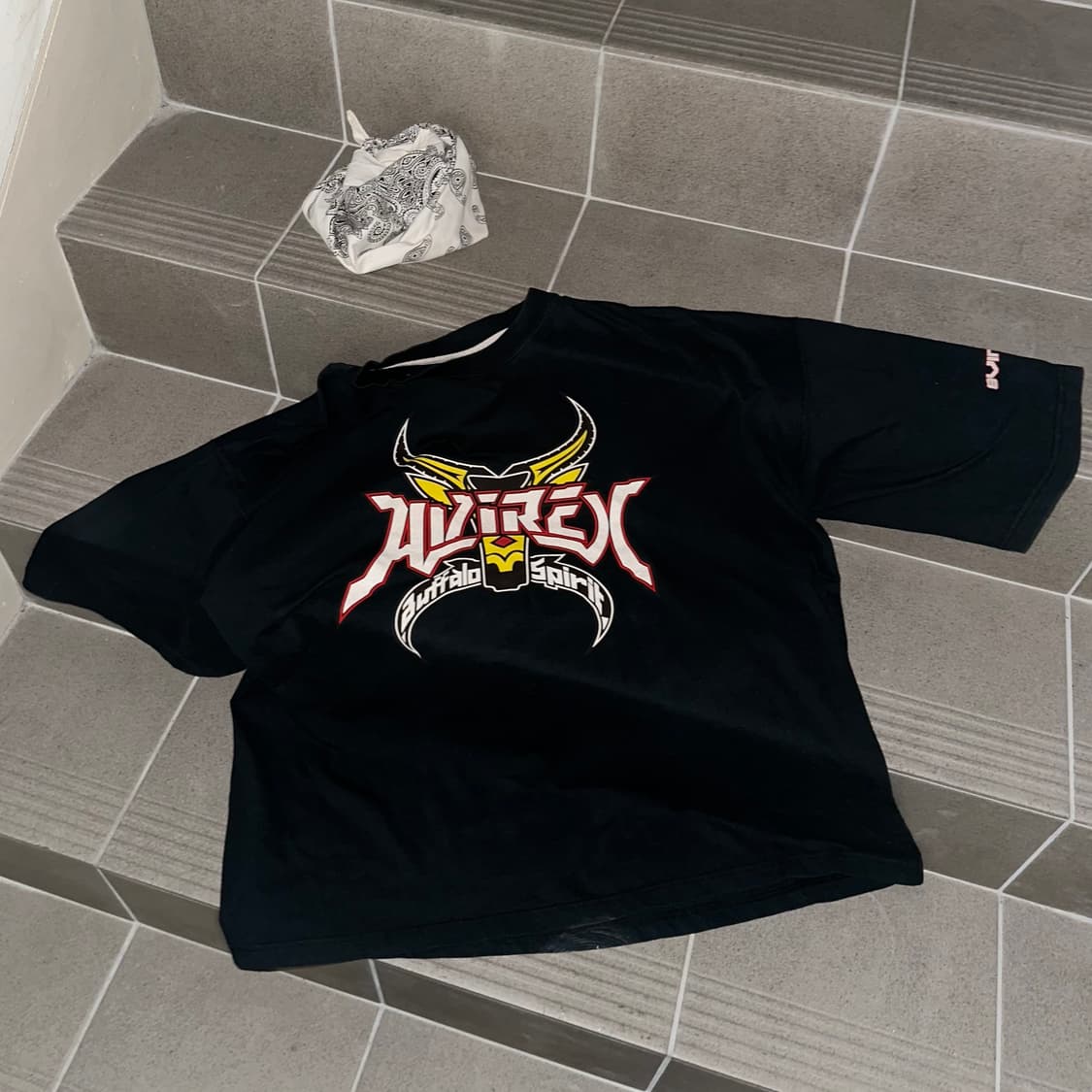 90‘s avirex cow big t-shirt 상품이미지4