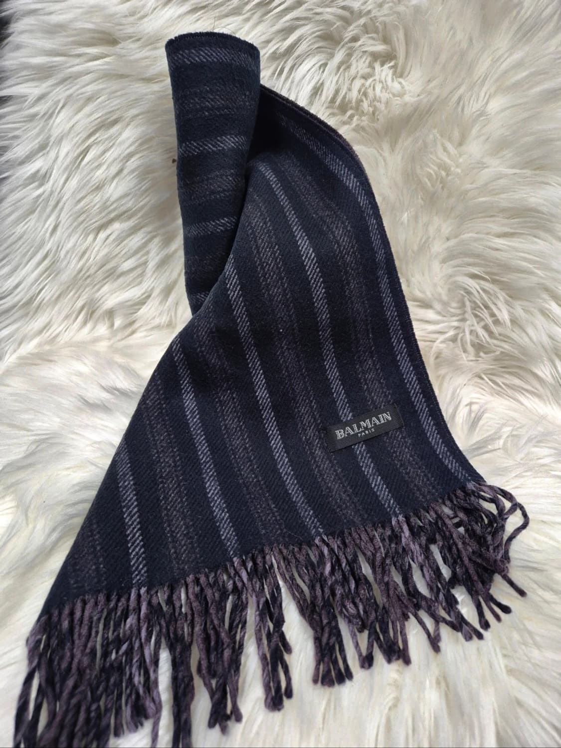 발망 스트라이프 머플러(최상급) 상품이미지1