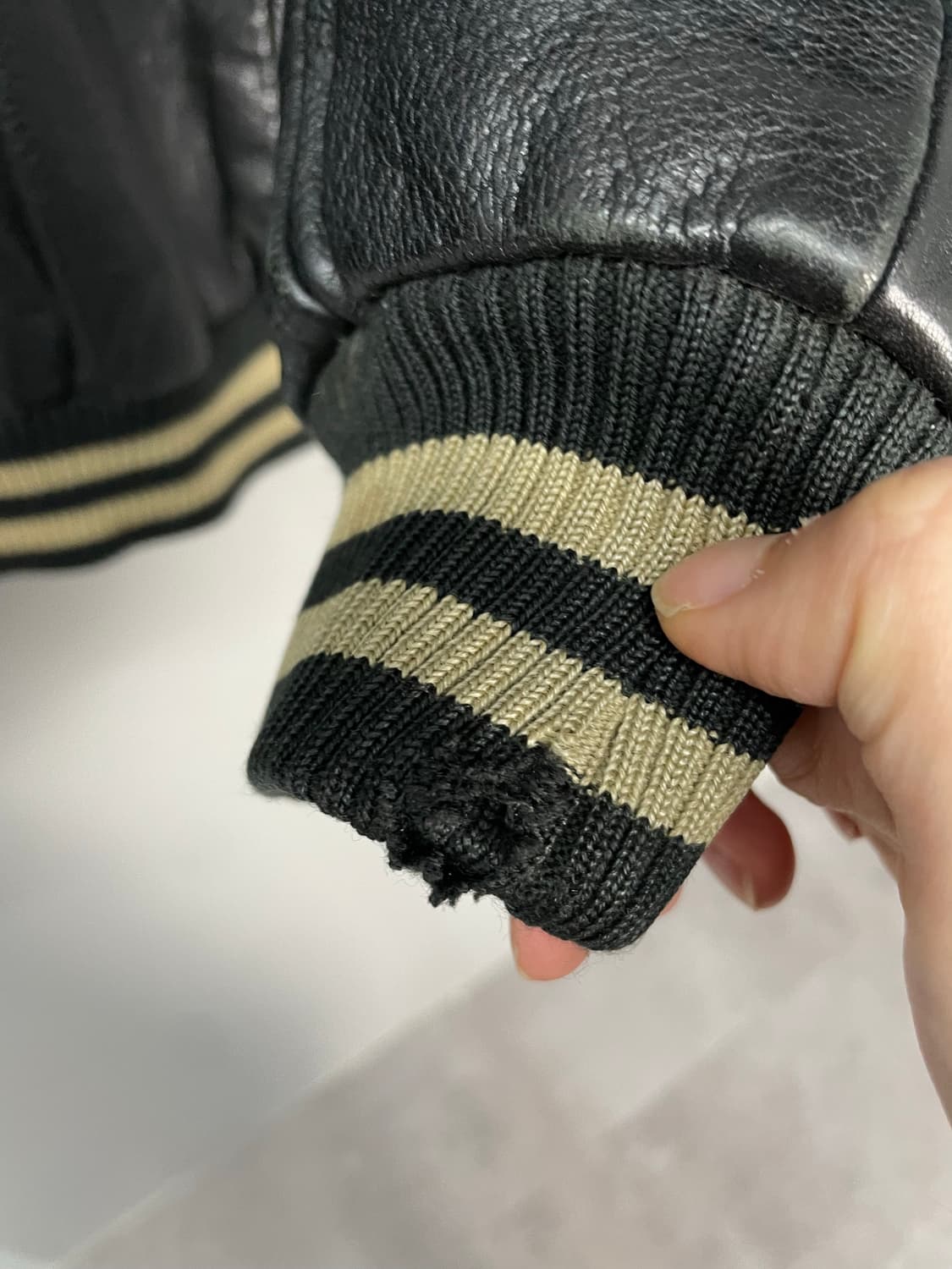 빈티지 블렌따노 블랙 카우 레더자켓 H1037 상품이미지10