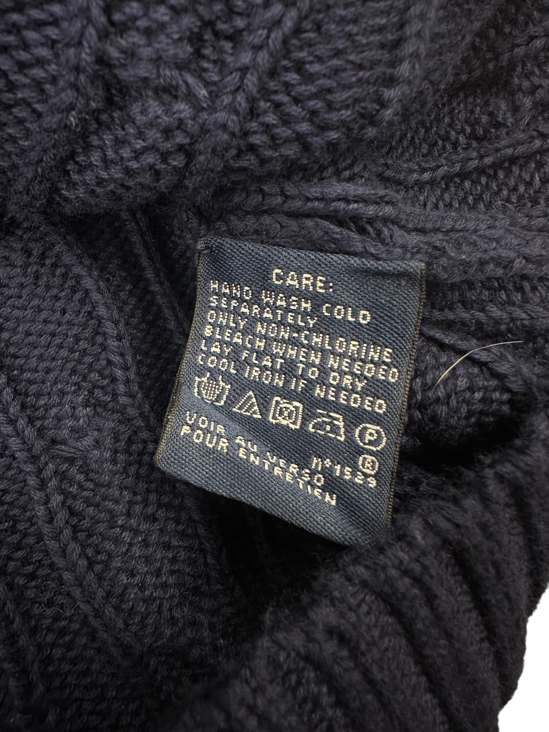 폴로) 꽈배기 니트 L 상품이미지4