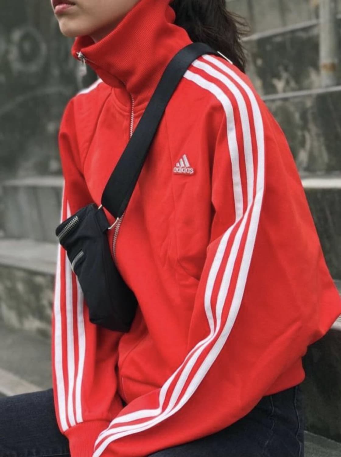 아디다스 X Moussy 레드 져지 세트 상품이미지2