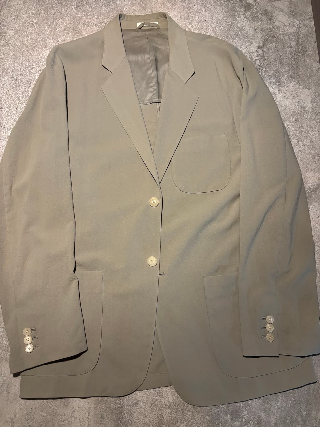 오라리 하드 트위스트 울 비옐라 자켓  상품이미지2