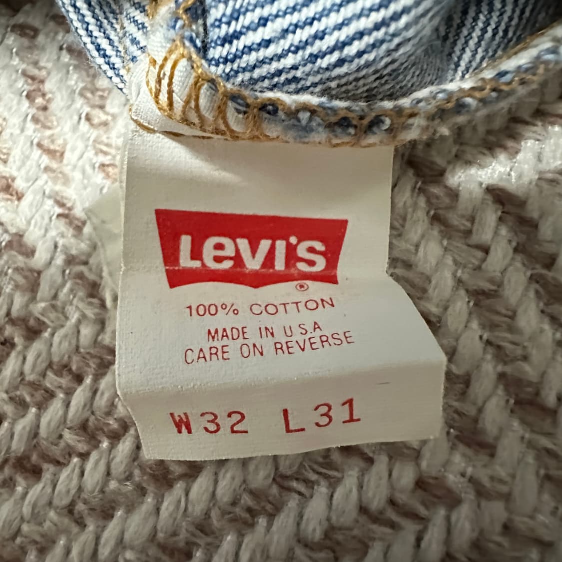 LEVI'S 610 90's usa made vintage jeans 상품이미지6