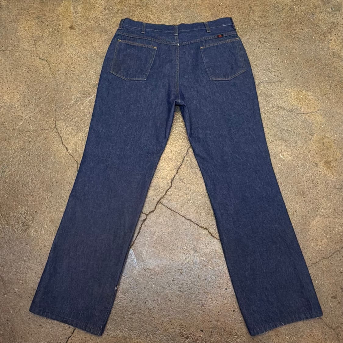 80s Made in USA 빈티지 레드캡 워크 청바지 데님팬츠 상품이미지6