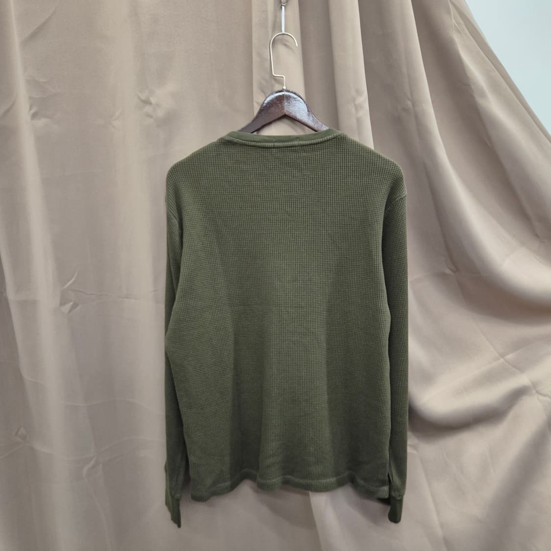 폴로 랄프로렌 와플 롱슬리브 올리브 XL 상품이미지3