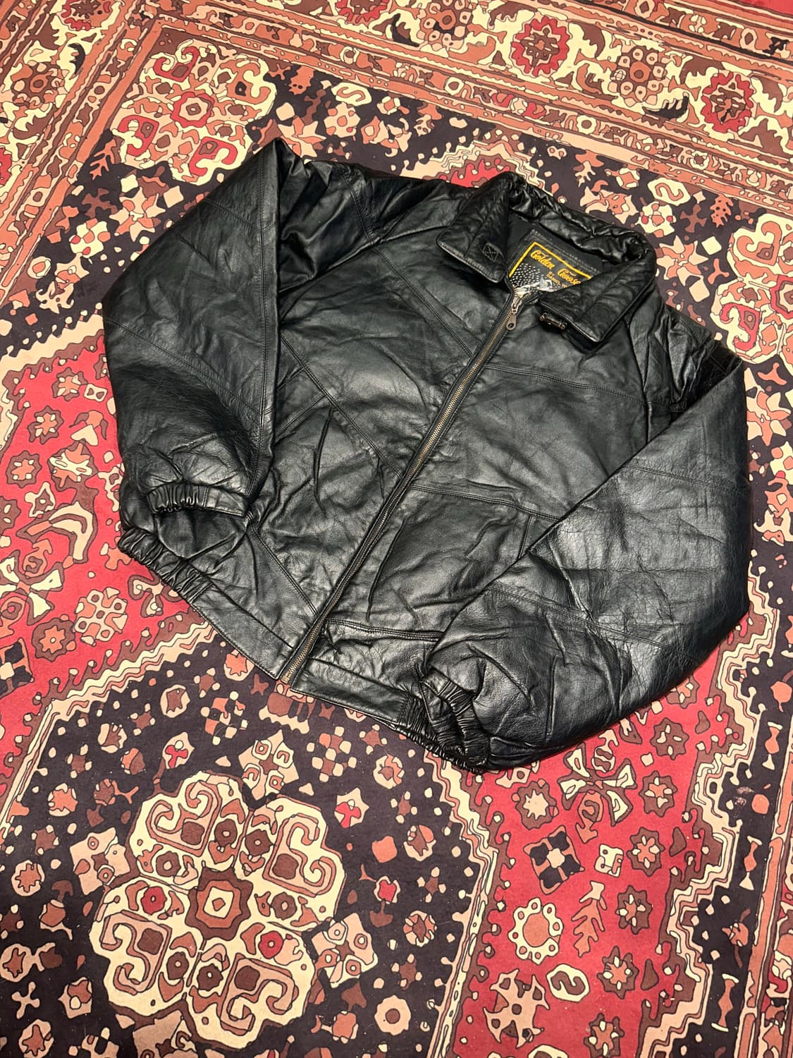 ( XL ) 바이커자켓 라이더자켓 봄버자켓 푸퍼자켓 빈티지가죽 상품이미지6