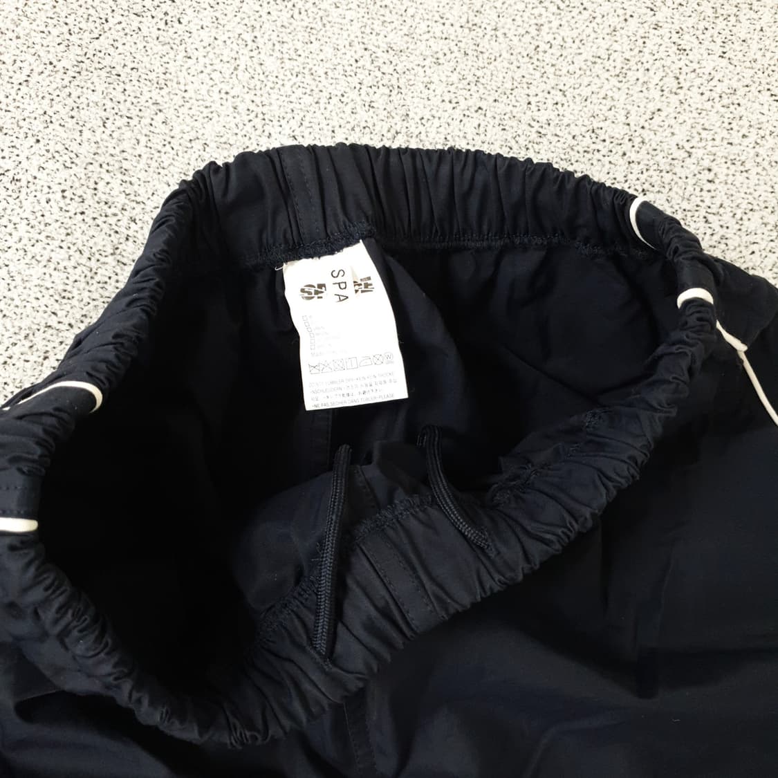 네이비 오버핏 라인 트레이닝팬츠  상품이미지6