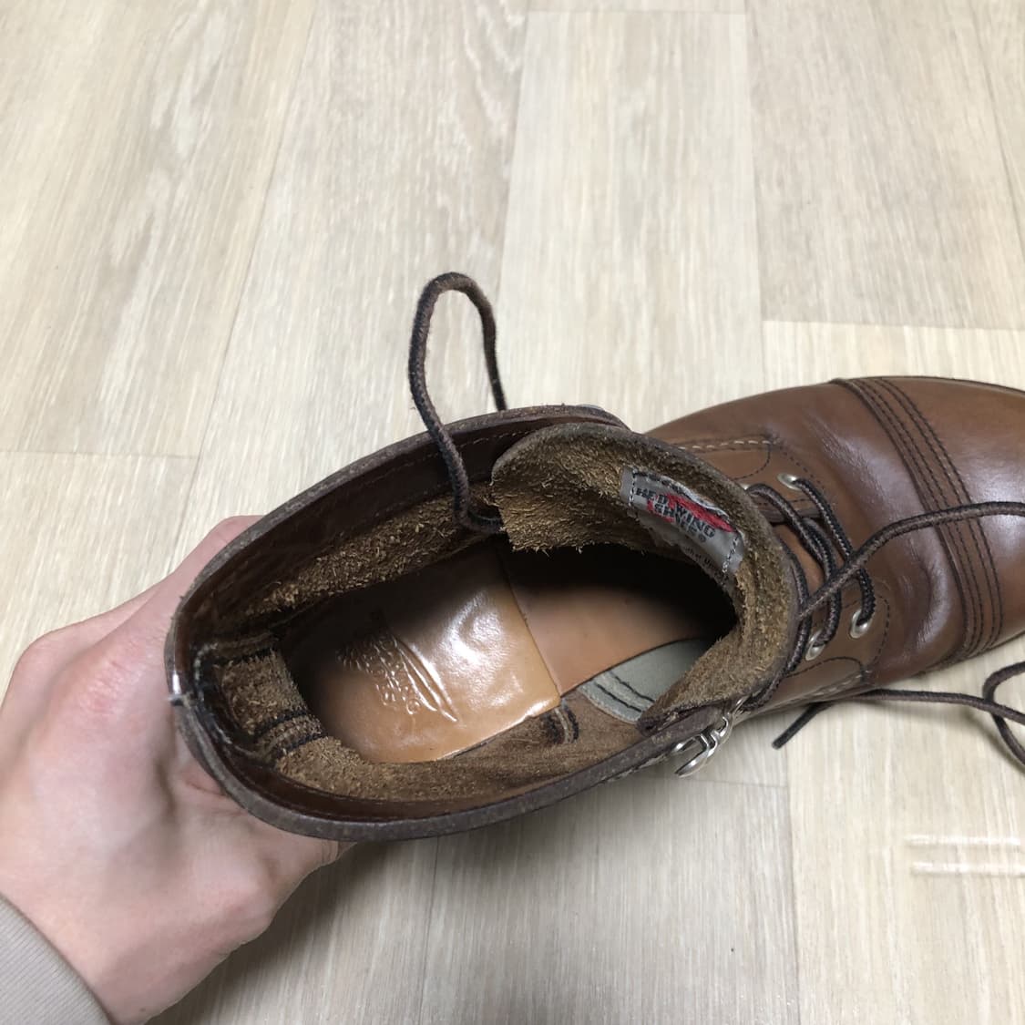 (265) 레드윙 RED WING 8111 아이언레인저 부츠 앰버하니스 상품이미지9