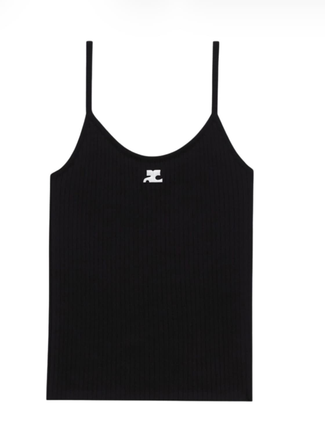 (W) 꾸레쥬 니티드 탱크탑 리에디션 블랙 상품이미지1
