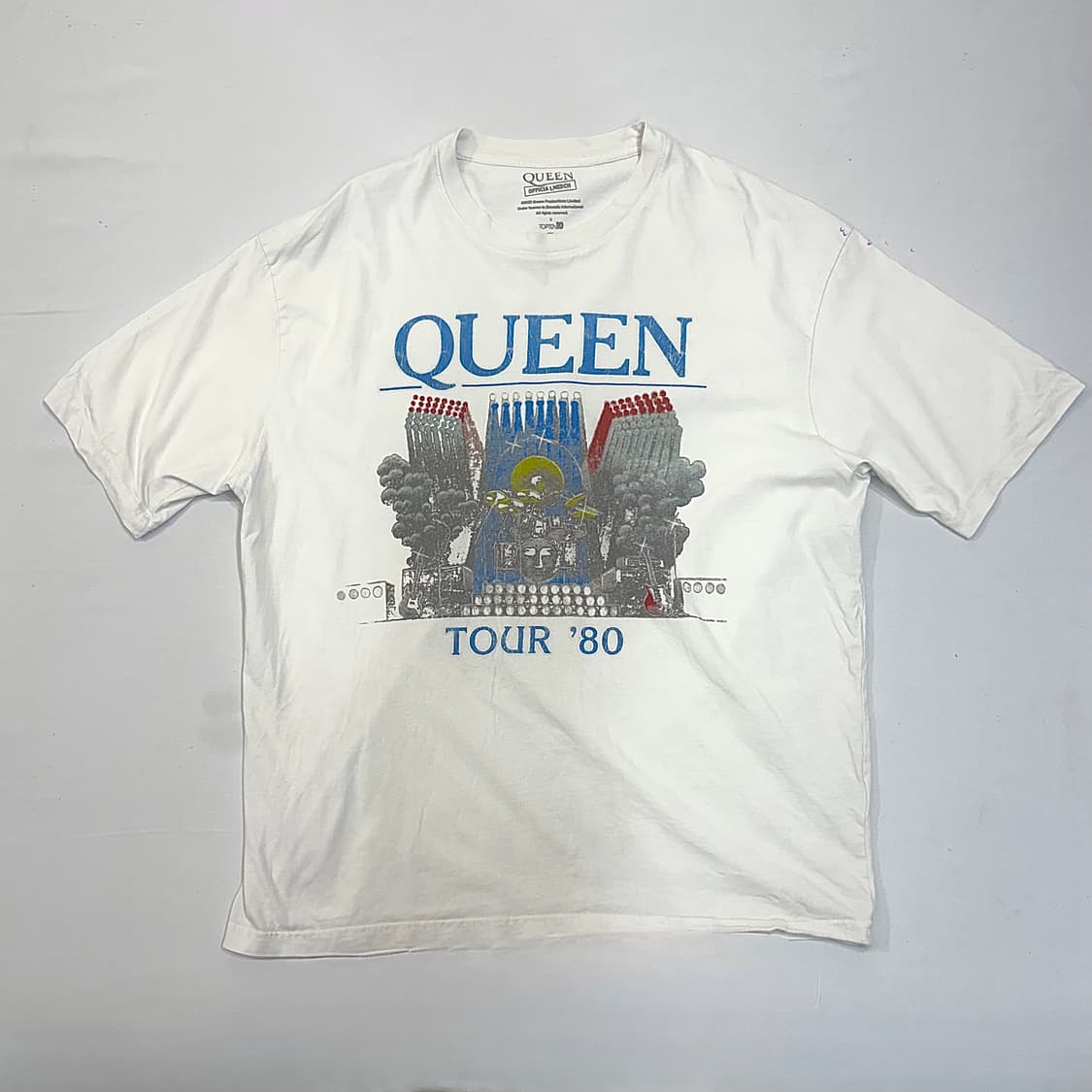 Queen 오피셜 머천다이즈 x 탑텐 밴드티 티셔츠 (2XL) 상품이미지2