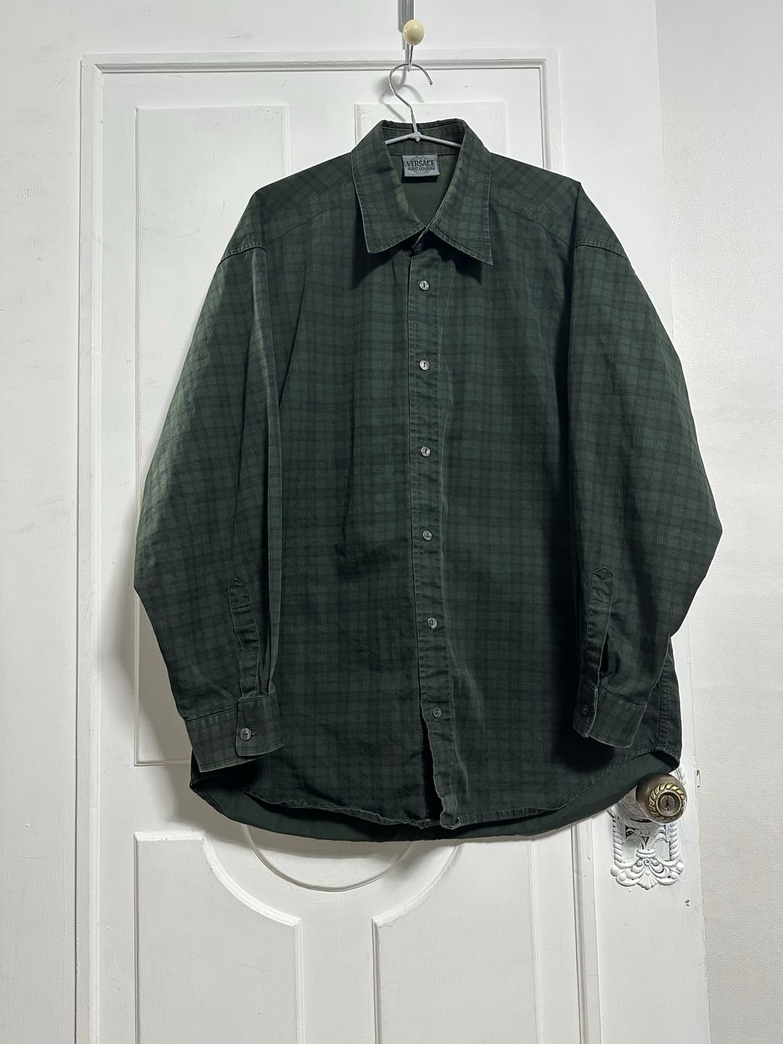 베르사체 체크 셔츠 상품이미지1