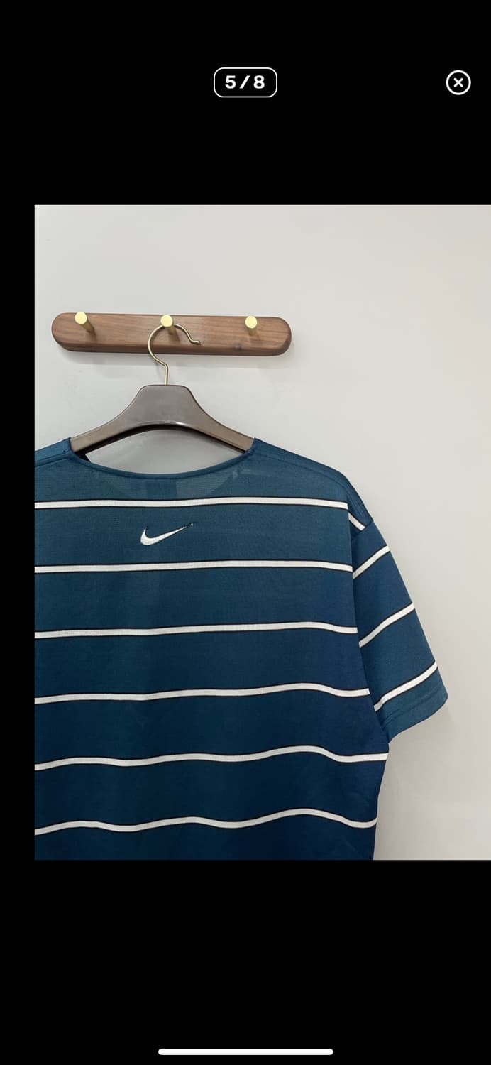 나이키 올드스쿨 스우시 스트라이프 반팔 A2419 상품이미지5