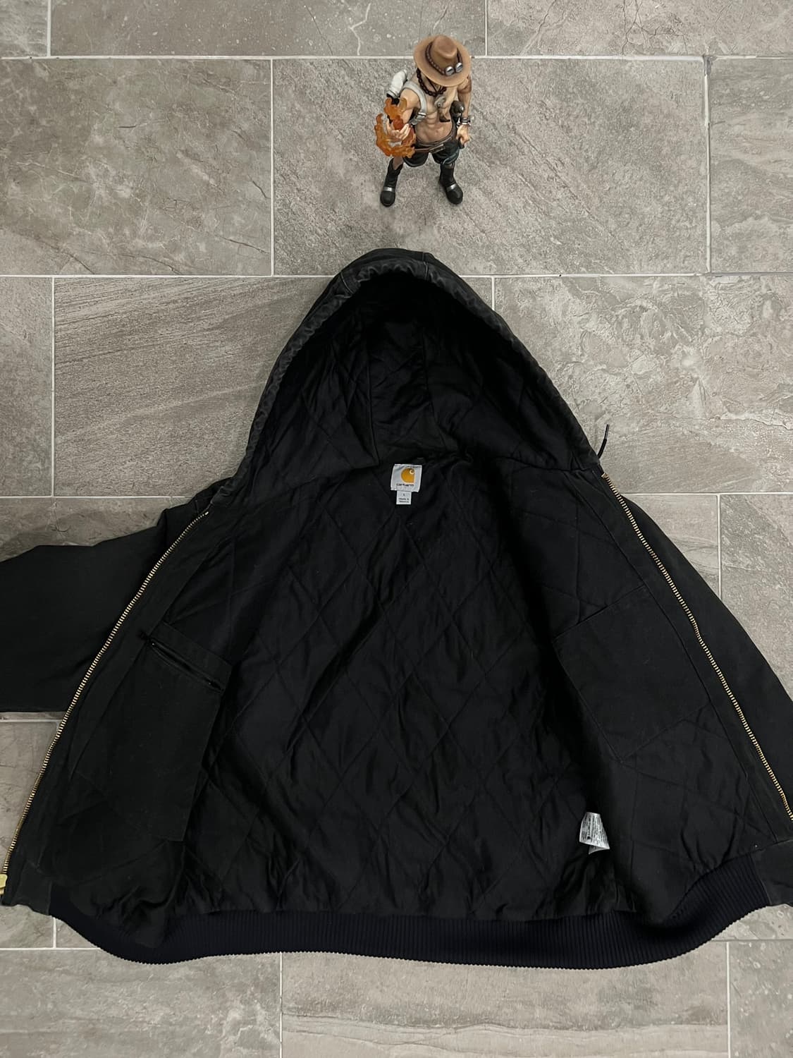 (XL) 칼하트 덕 액티브 후드자켓 J130 BLK 블랙 상품이미지3