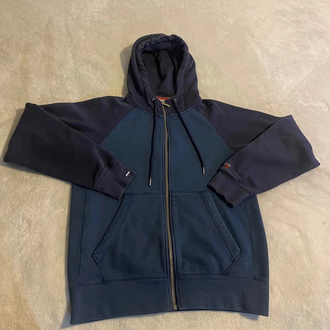 러셀 애슬레틱 스웻 후드집업 블루 네이비 상품이미지1