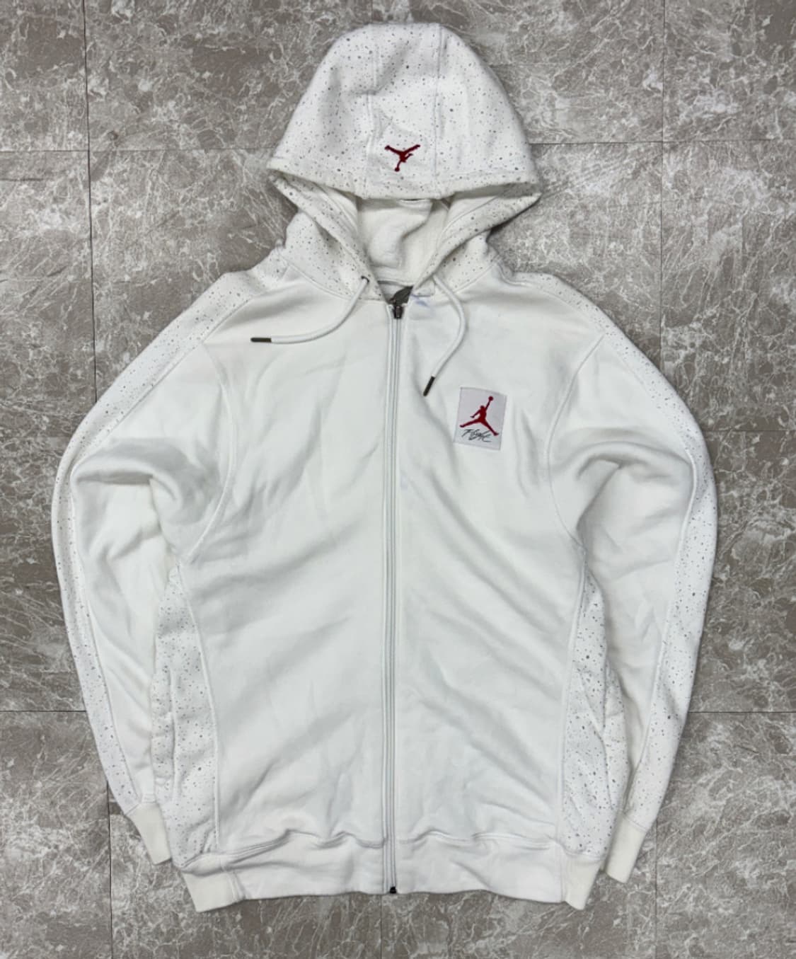 에어 조던 화이트 후드집업 상품이미지1