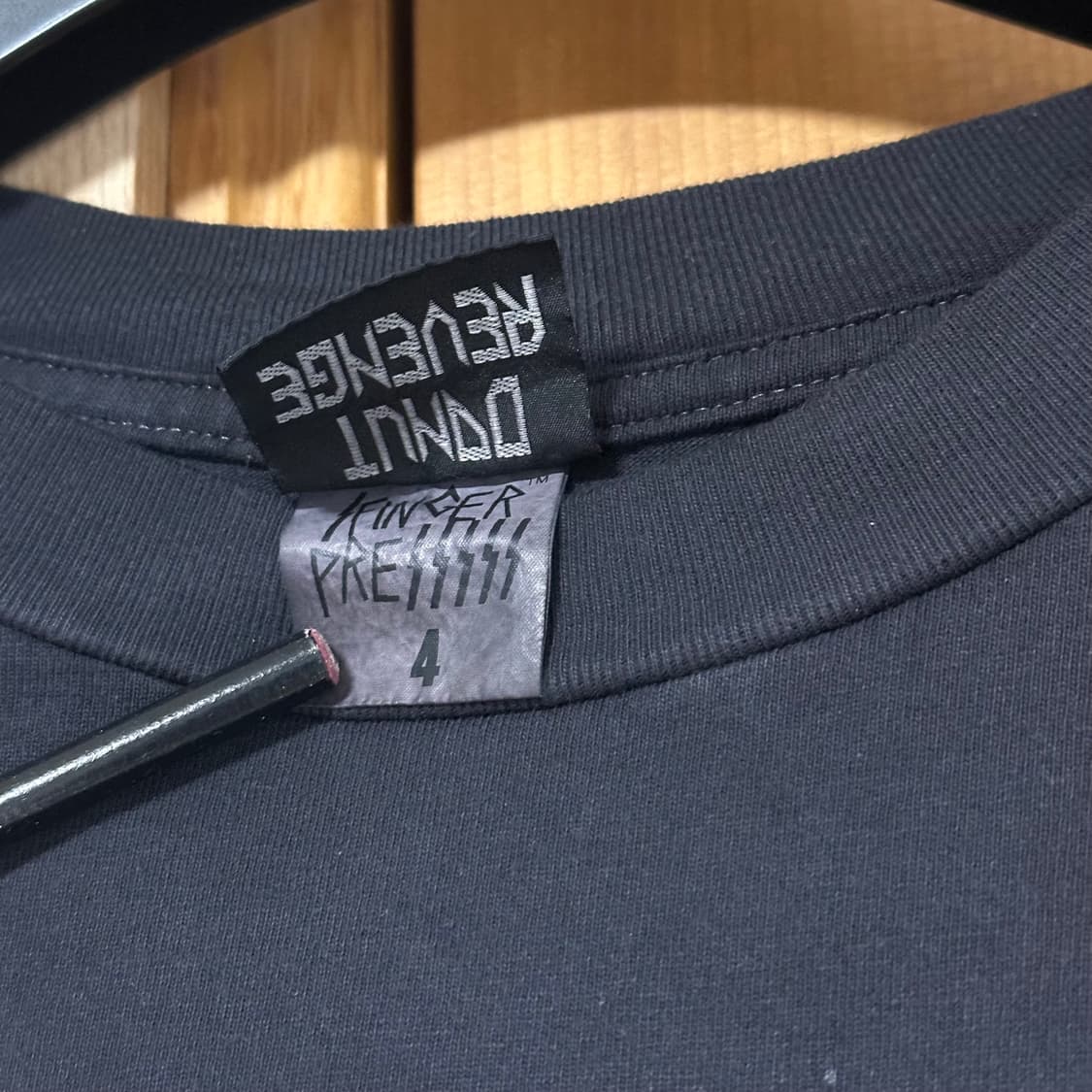 도넛리벤지 포켓티 블랙 초판 4사이즈 상품이미지3