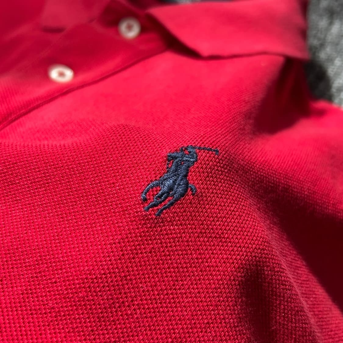 폴로 랄프로렌 레드 PK 카라티  상품이미지4
