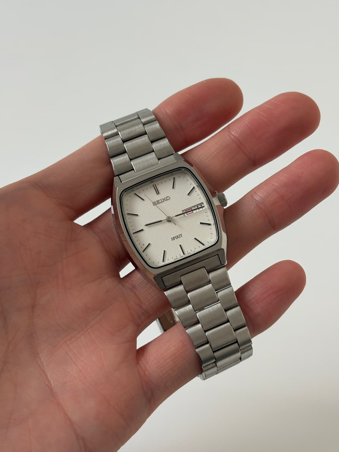 1990s Spirit Silver Square Quartz 상품이미지2