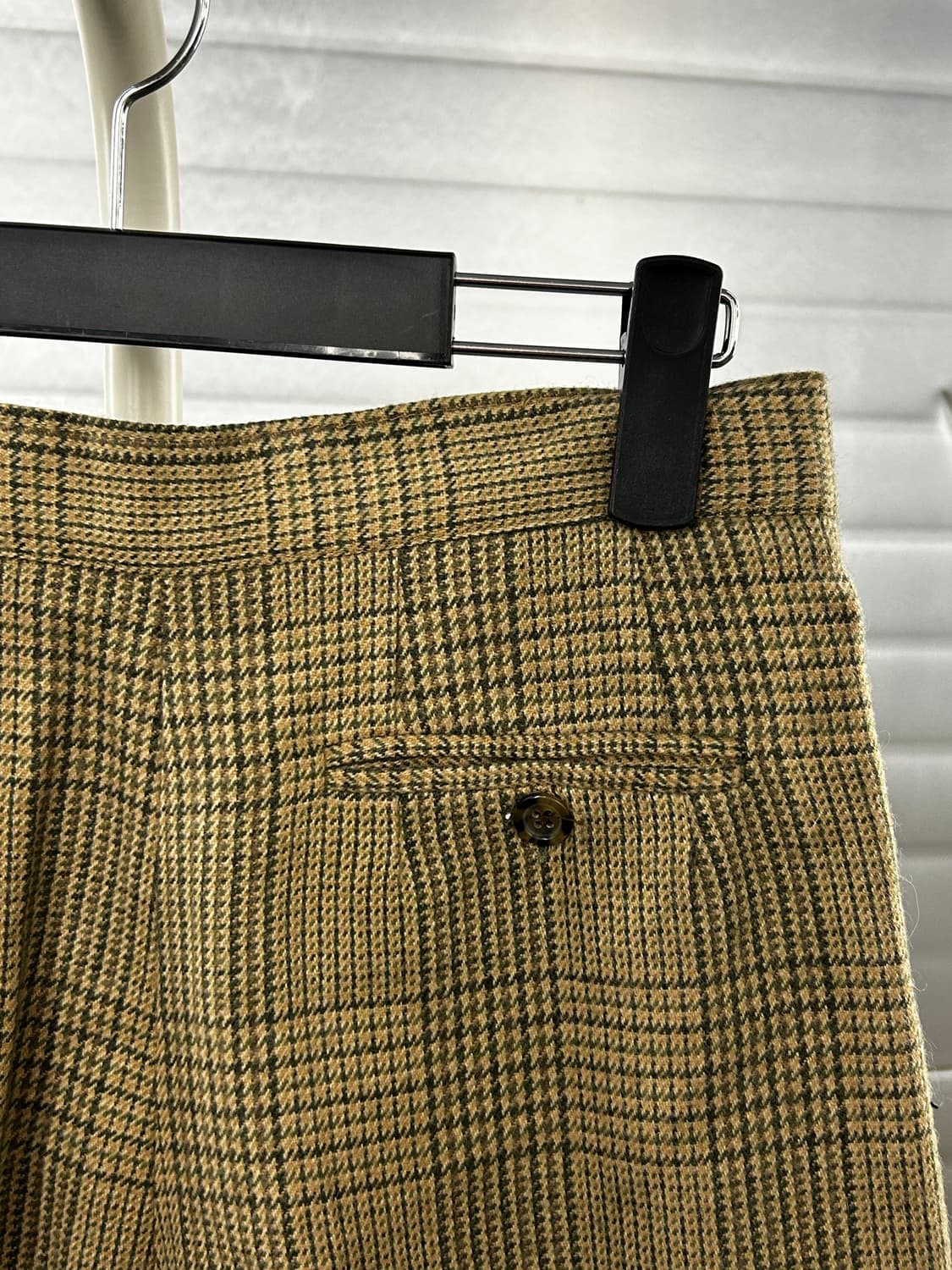 DKNY 모직 체크 반바지 숏팬츠 상품이미지4