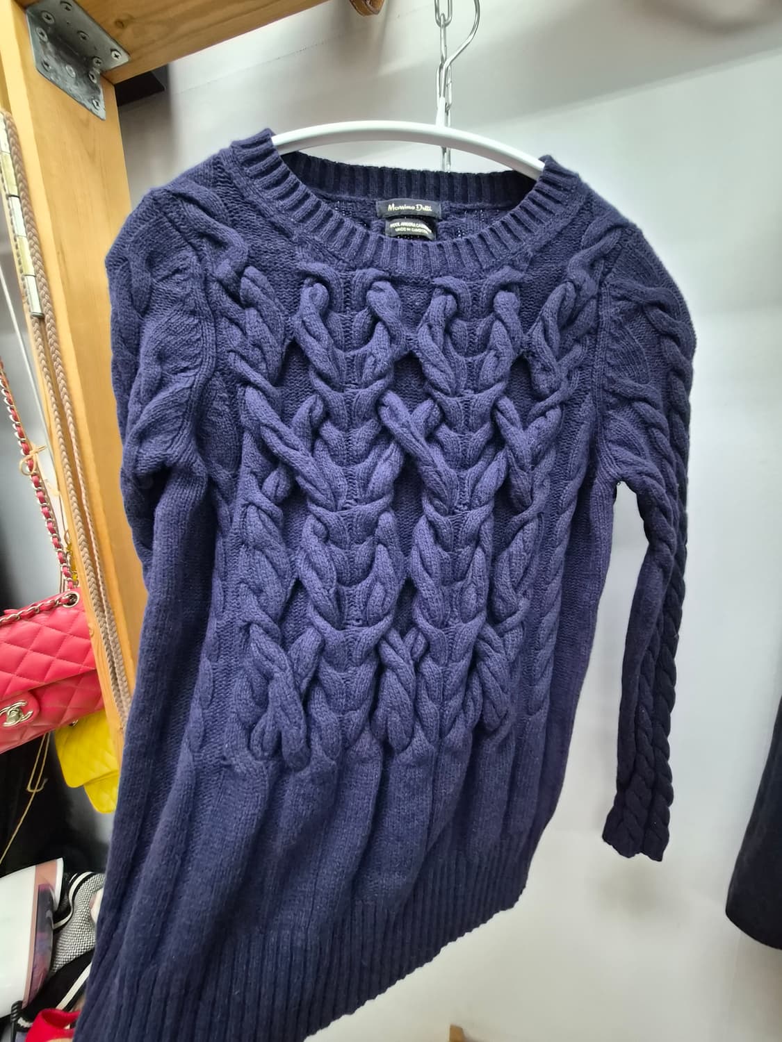 마시모두띠 울캐시미어 입체니트. 오즈세컨스판배기 상품이미지2