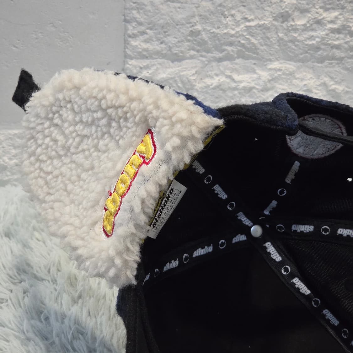 L9-2:엘스틴코 몬스터 플랩 캡 블루 체크 OSFA(54-58cm) 상품이미지8