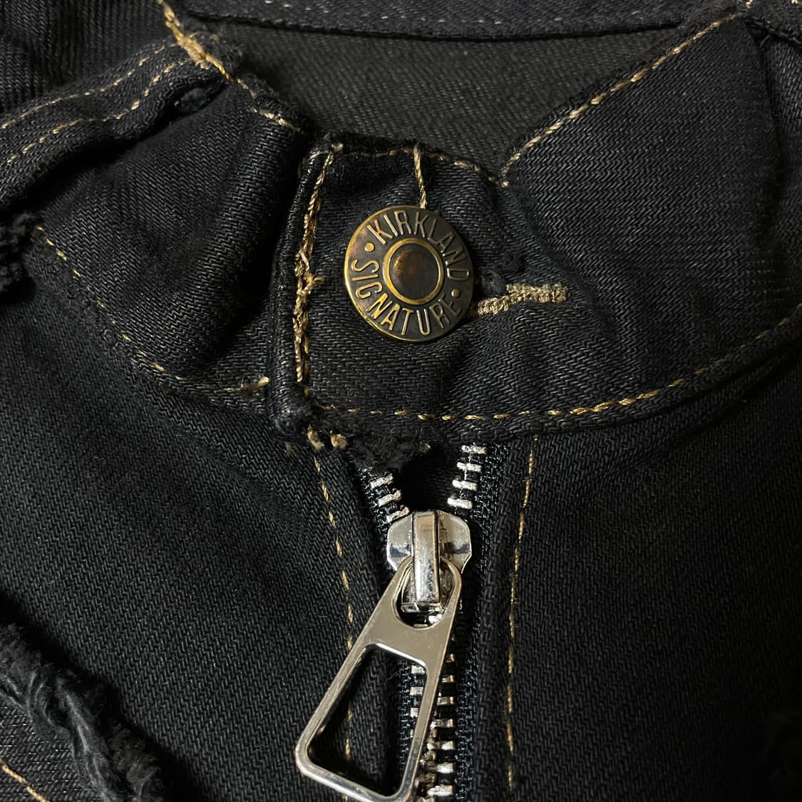 빈티지 블랙 커스텀 크롭 데님 자켓 상품이미지5