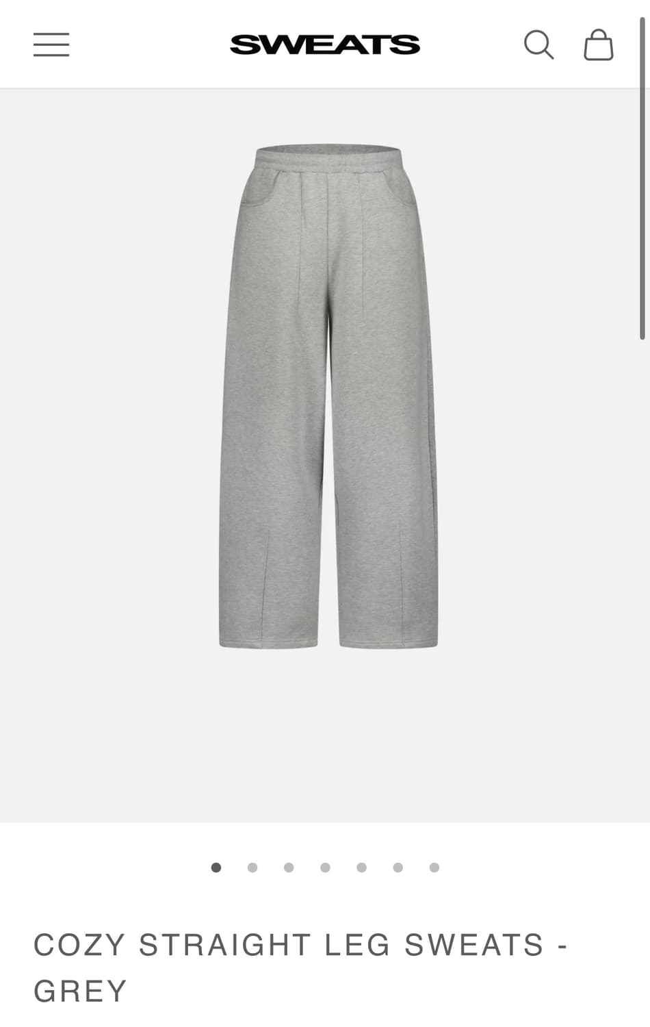 sweats collective 그레이 스웻팬츠 상품이미지1