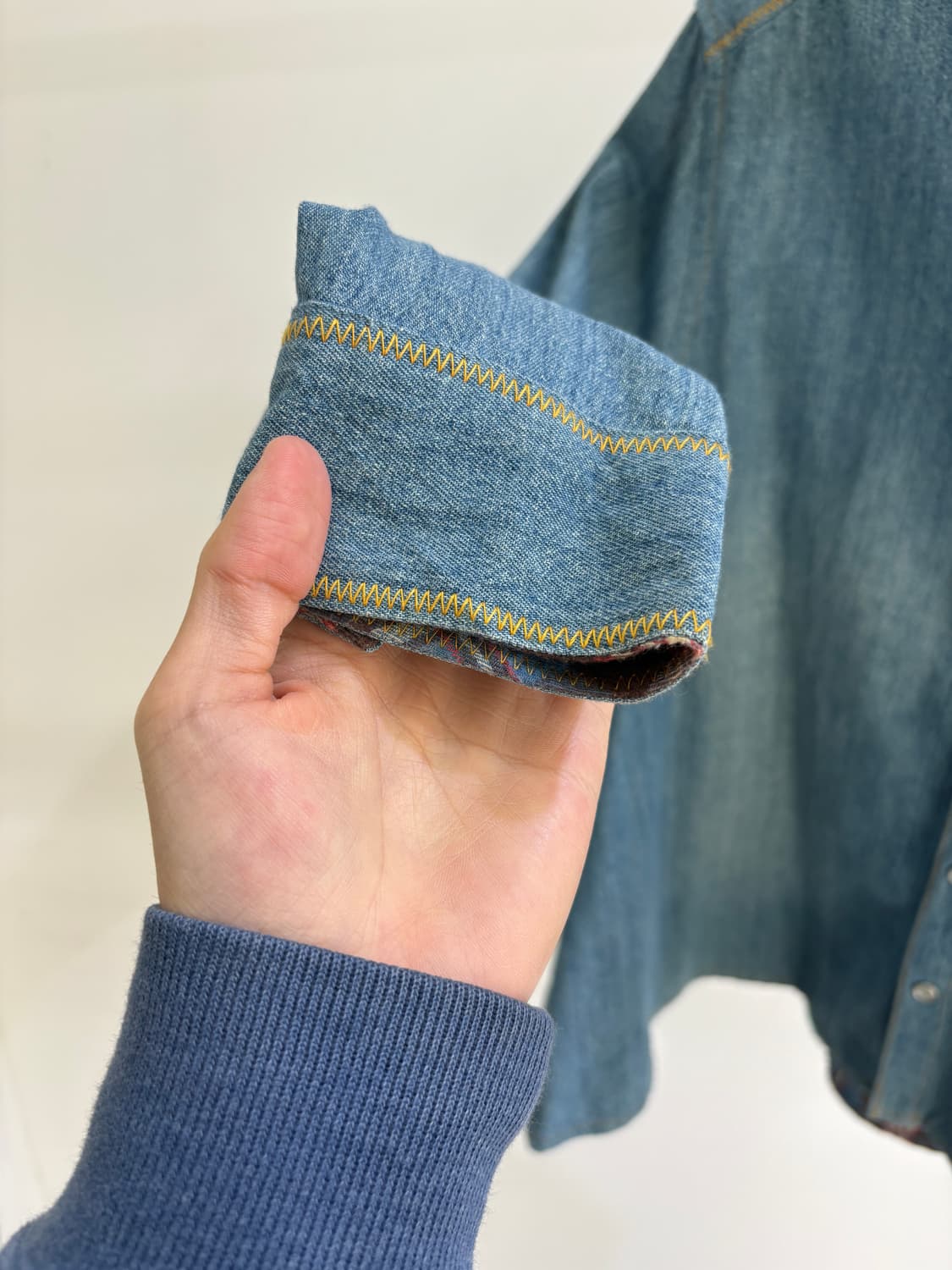 TITICACA 데님셔츠 상품이미지4