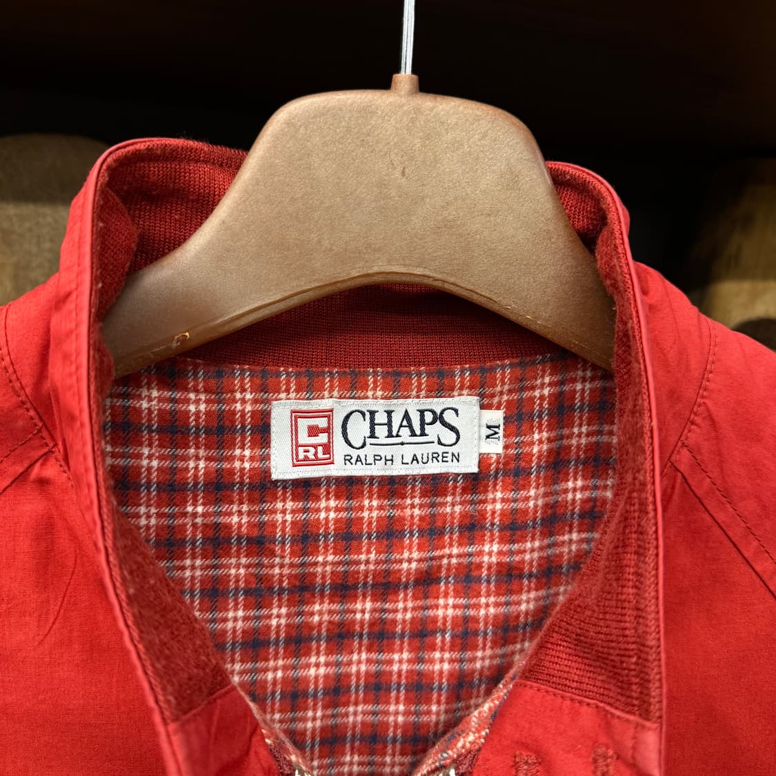 폴로 챕스 랄프로렌 헤링턴 체크 라이닝 블루종 스윙탑 N643 상품이미지4