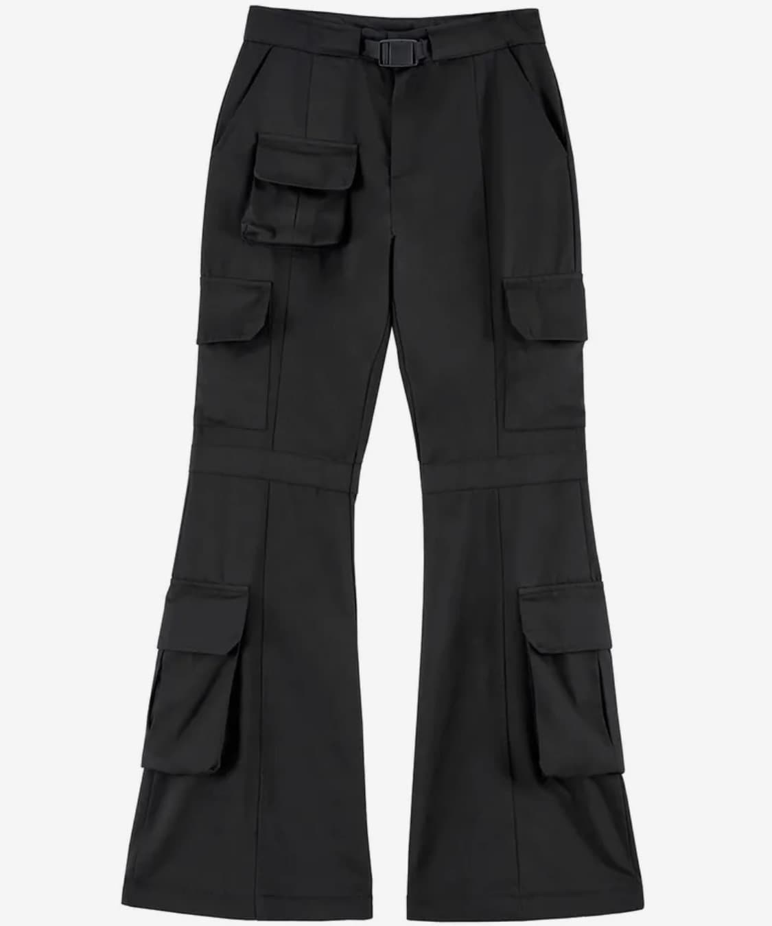 플레어업 5.cargo Flare Pants black 상품이미지5