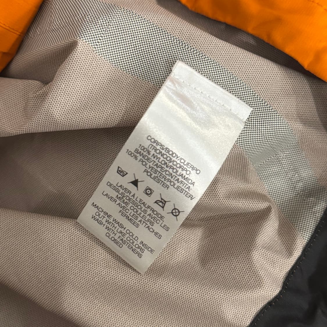 살로몬 오렌지 후드 바람막이 L 상품이미지6