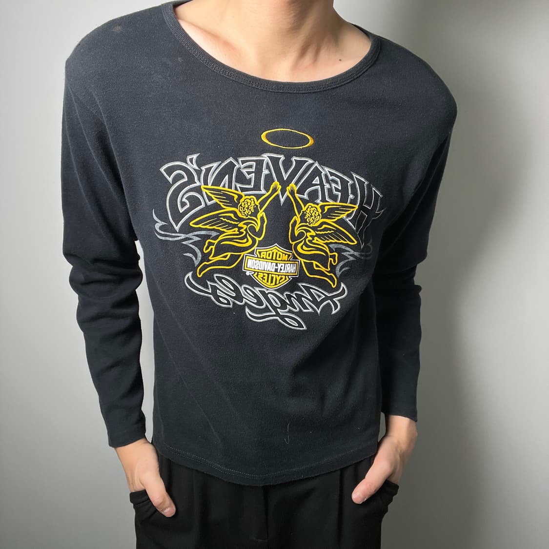 할리데이비슨 빈티지 헤븐스 엔젤 롱슬리브 XL 상품이미지1