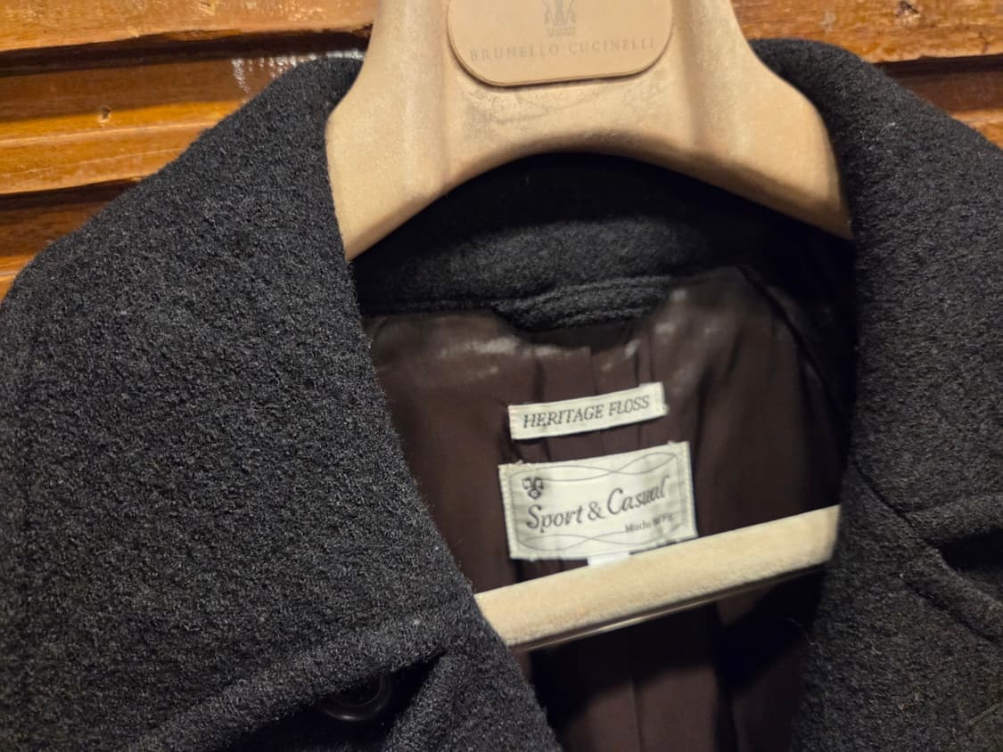 헤리티지 플로스 트위드 래글런코트 상품이미지6