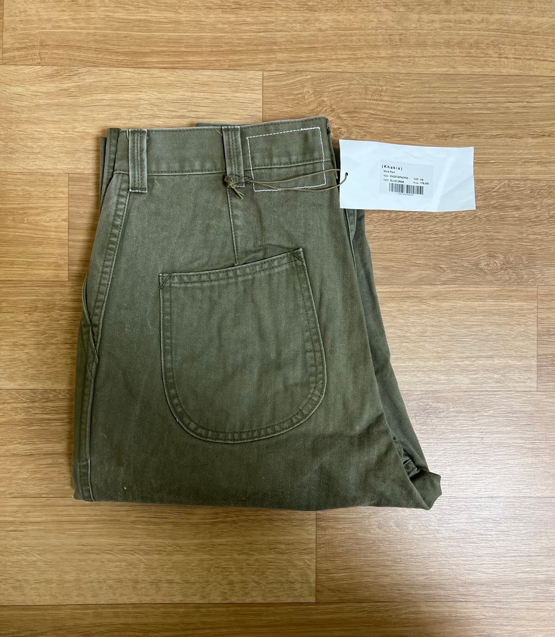 카키스 워크팬츠(olive drab) 상품이미지1