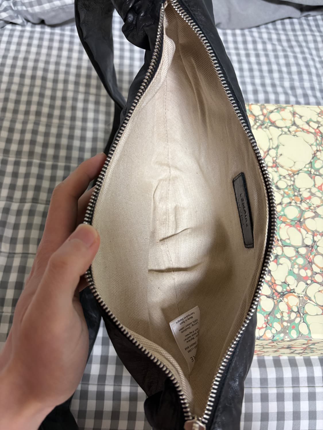 르메르 크루아상 백 스몰 양가죽 블랙 팝니다 상품이미지6