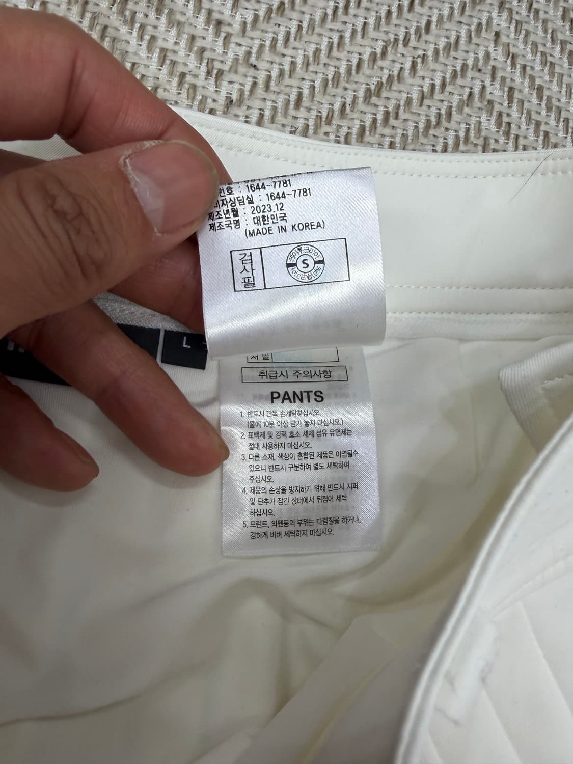 정품) PIRETTI 피레티 24ss 여성 골프 스커트 치마 L(28) 상품이미지8