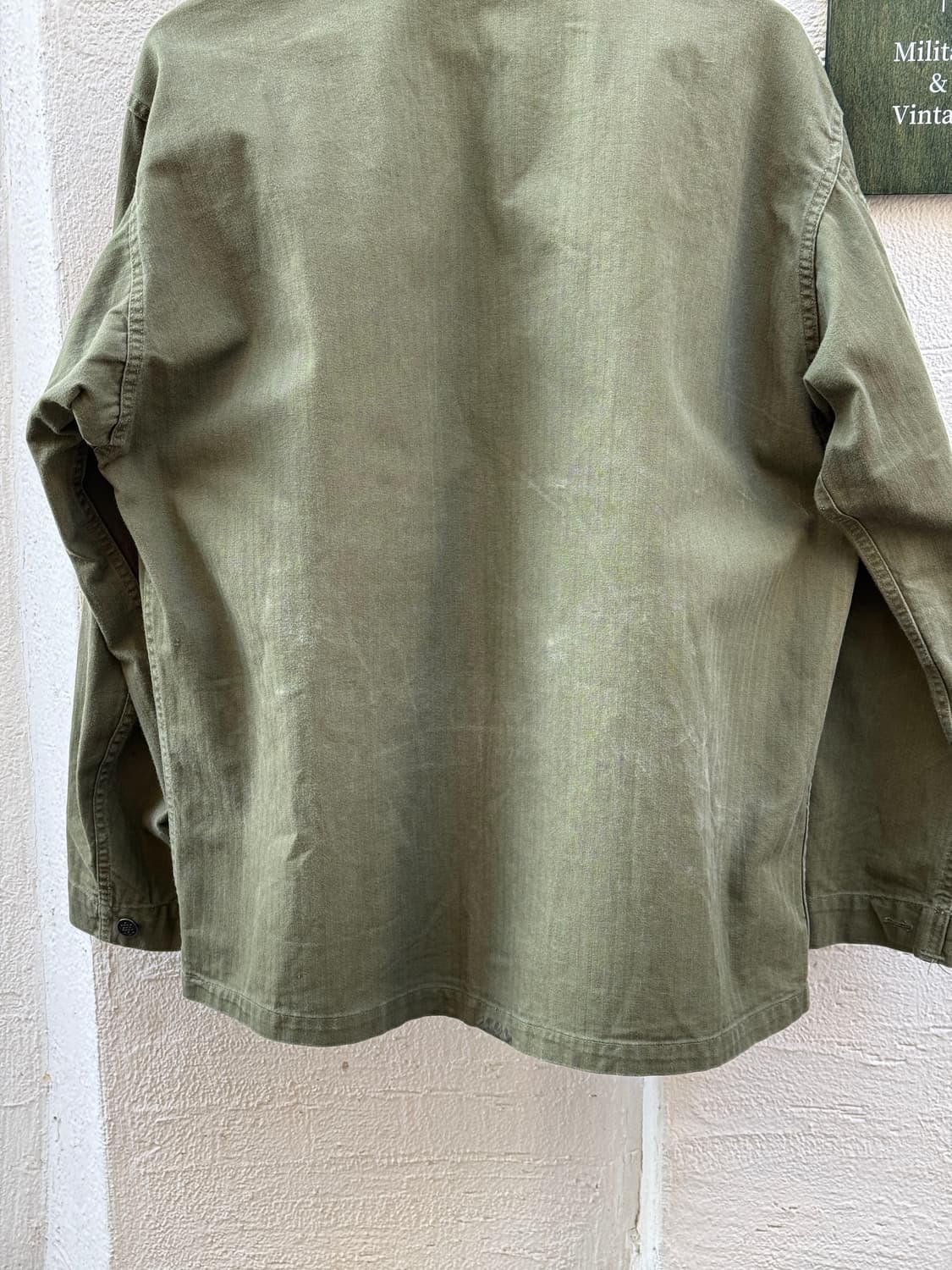 40s 미군 오리지널 M43 셔츠 (42R) 상품이미지9