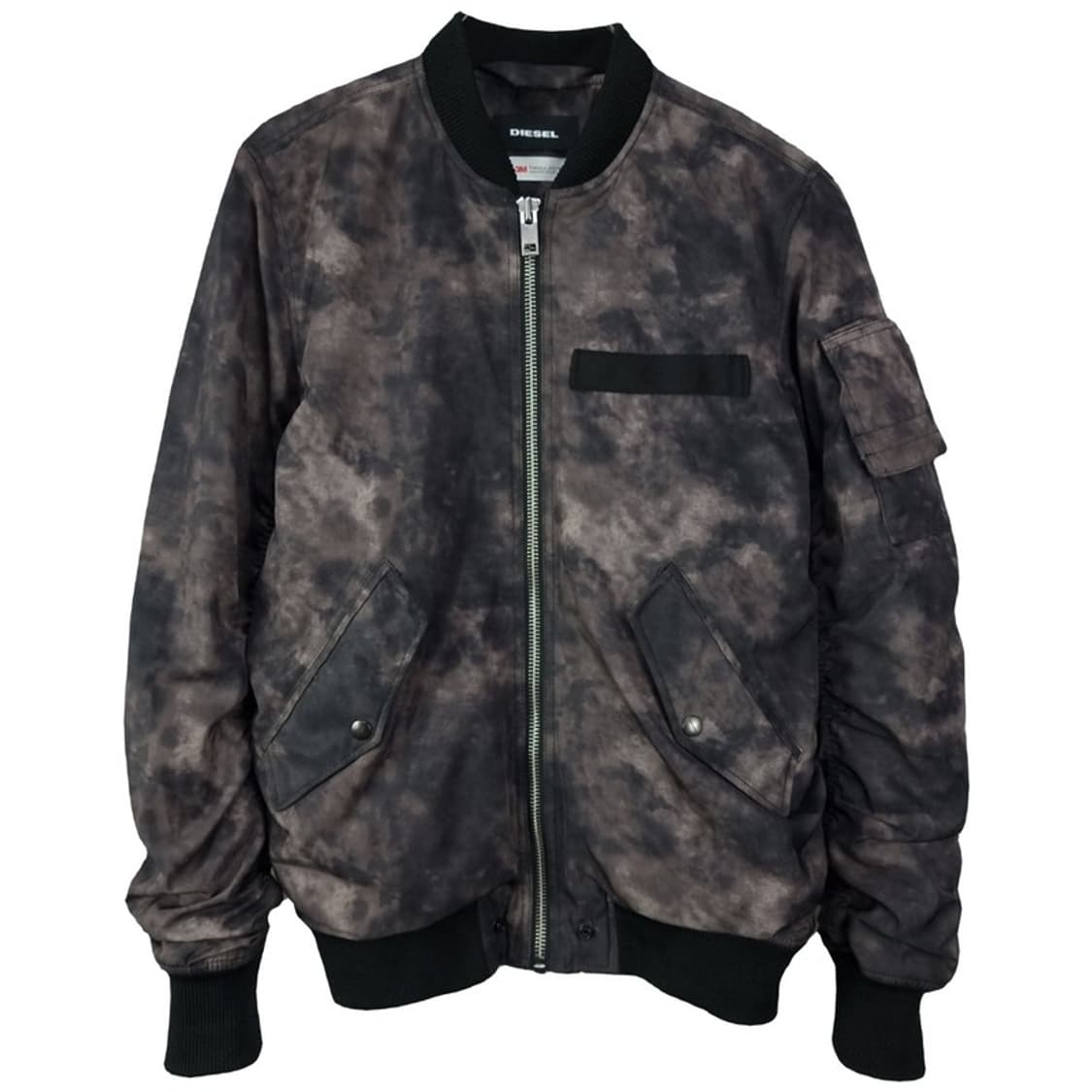 [디젤] 디지털 카모 패턴 MA-1 블루종 봄버 자켓 P01525 상품이미지2