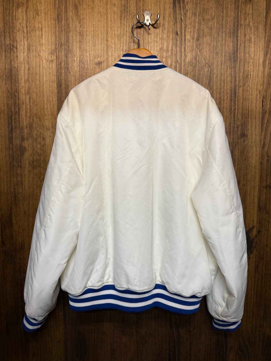 New Era White Varsity Jacket 상품이미지4