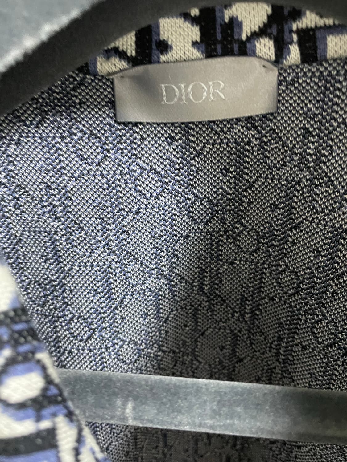 디올 오블리크 니트 오버셔츠 사이즈 s (옷걸이 보유) 상품이미지3