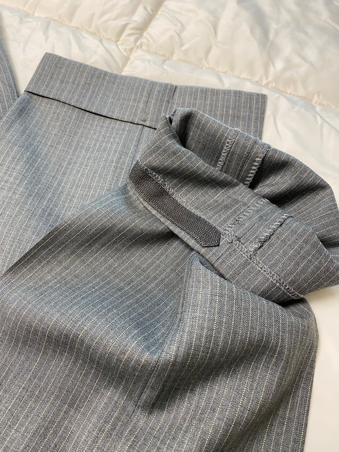 란스미어 정장 셋업 (그레이 스트라이프 48R) 상품이미지8