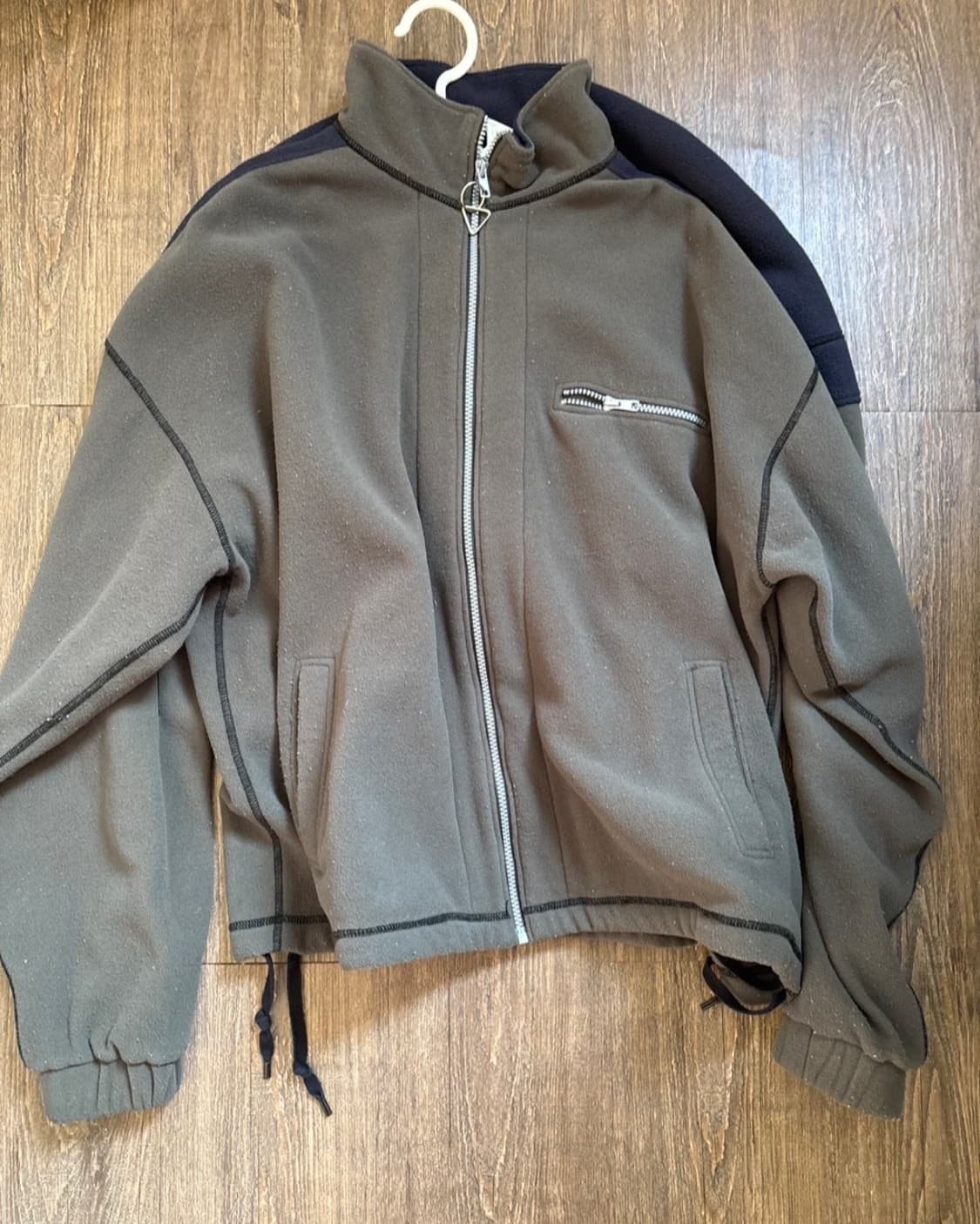 와이프로젝트 더블숄더 플리스 자켓 상품이미지5