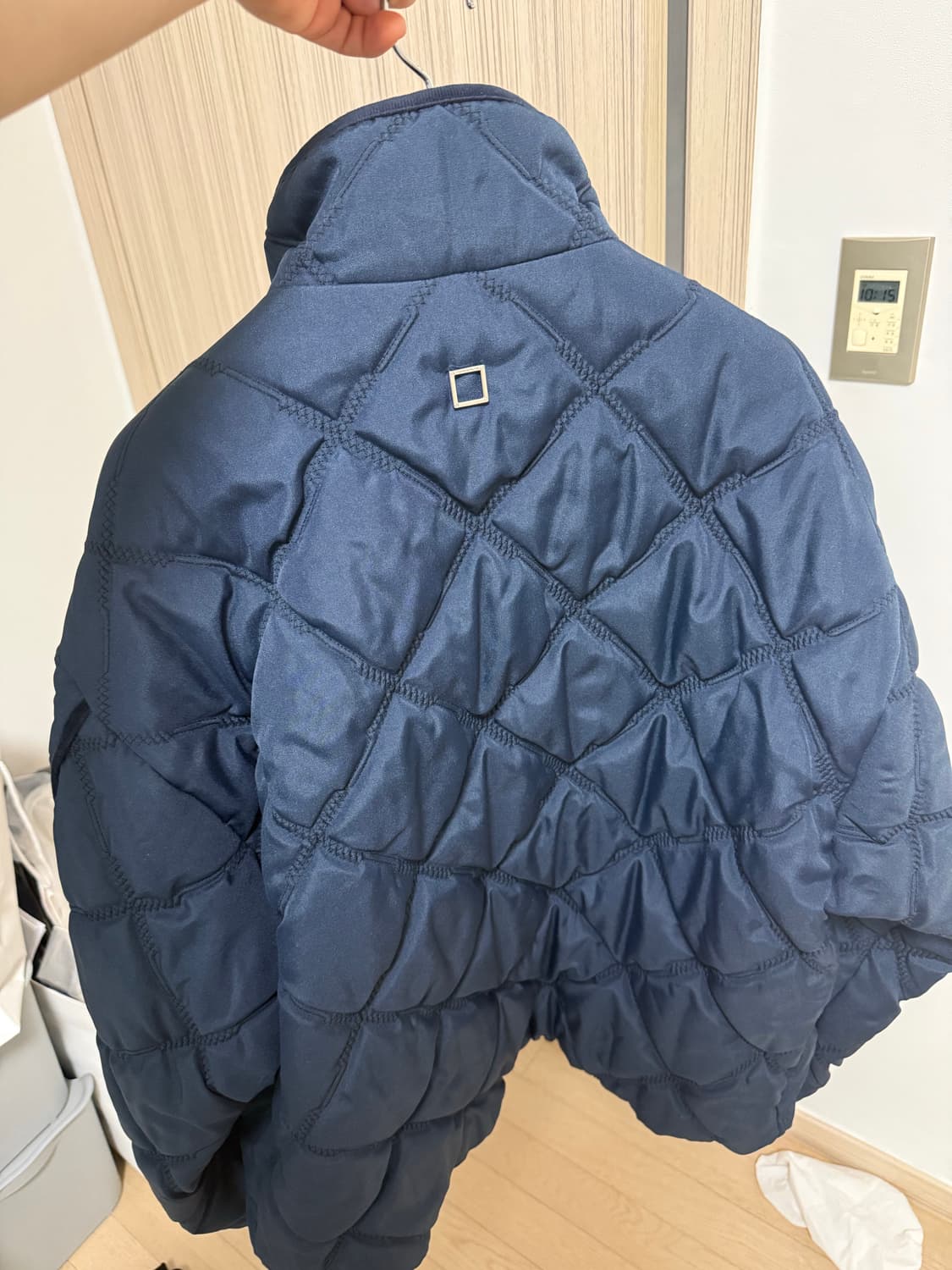 24FW 우영미 퀄팅 패딩 네이비 상품이미지2