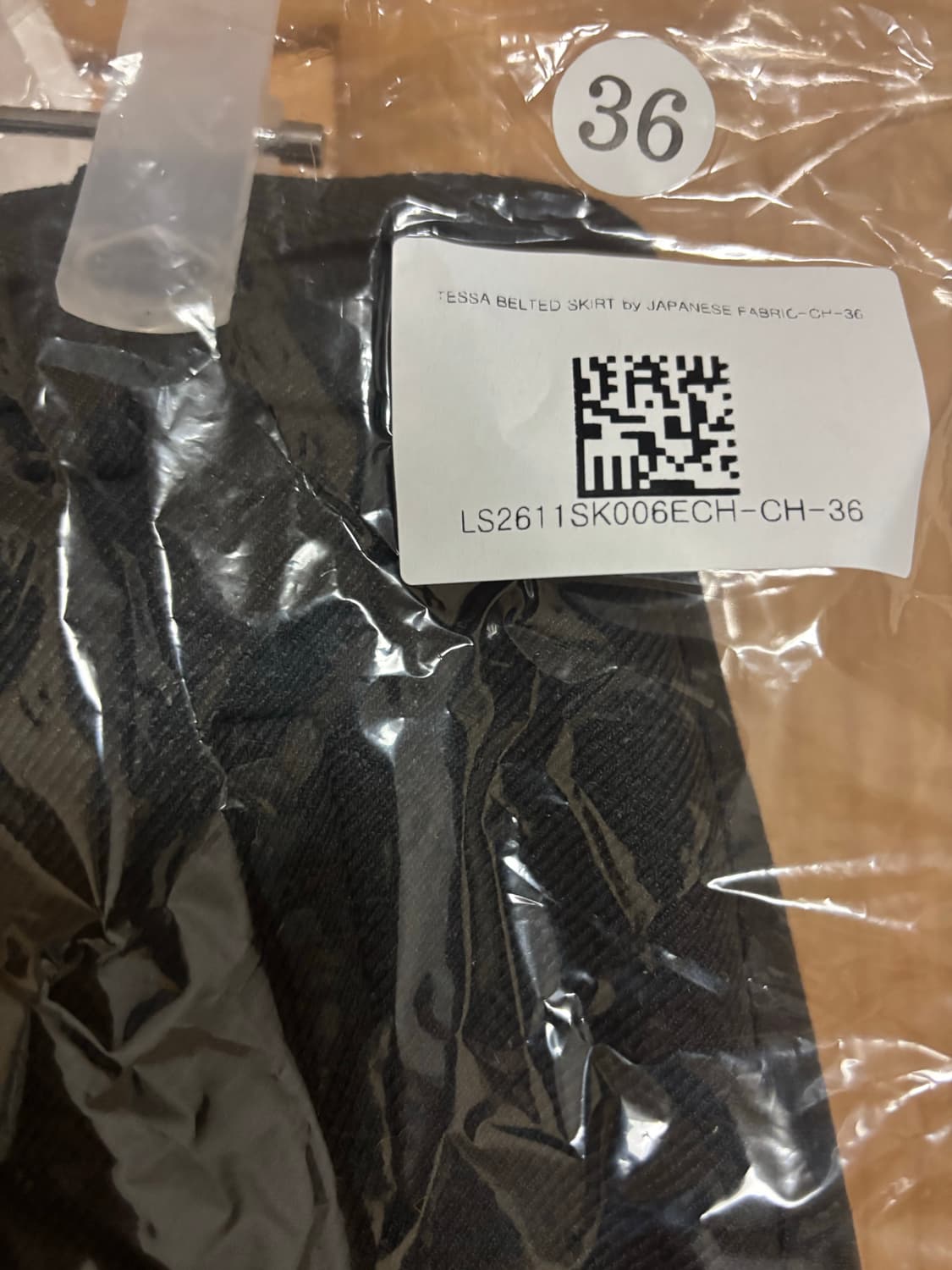 르셉템버 테사스커트 차콜36(새제품) 상품이미지1