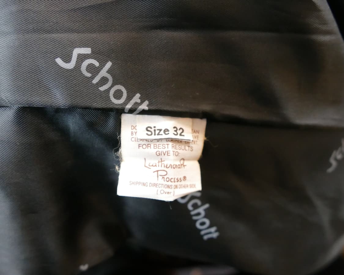 [M ]쇼트 Schott USA 빈티지 싱글 라이더 가죽자켓 상품이미지7