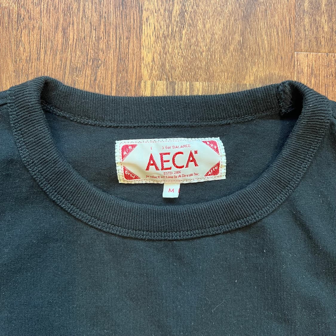 [M]AECA TOUR 레이어드 롱슬리브 블랙 상품이미지3