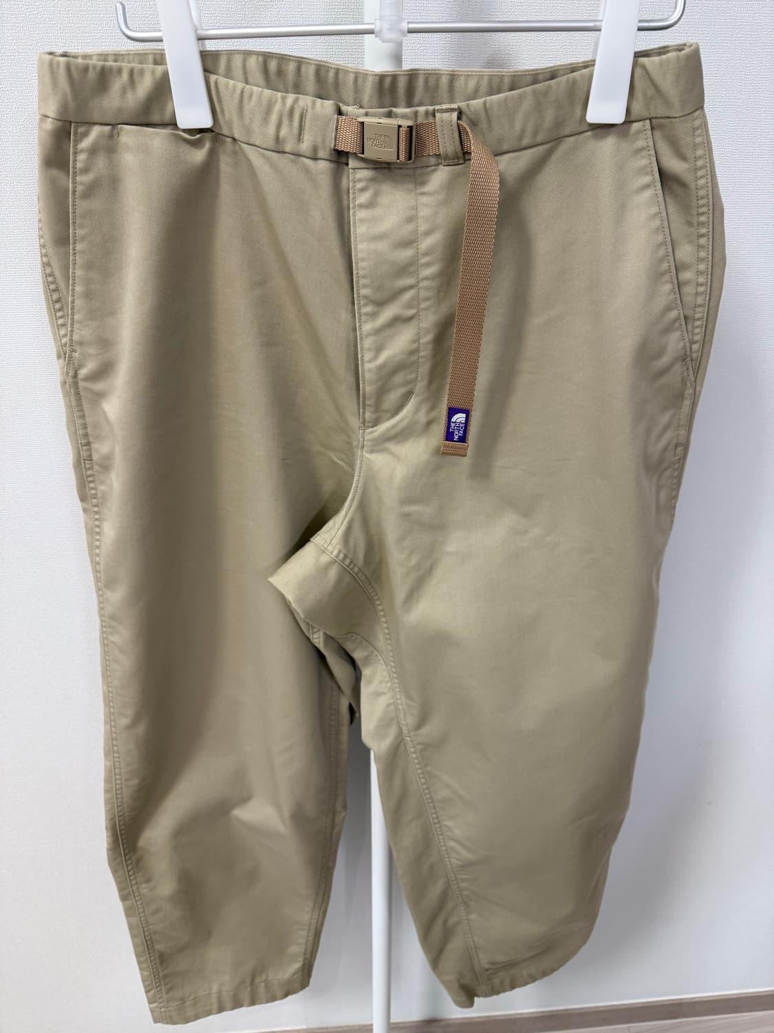 노스페이스 퍼플라벨 스트레치 트윌 와이드 테이퍼드 팬츠 베이지 34사이즈 상품이미지2